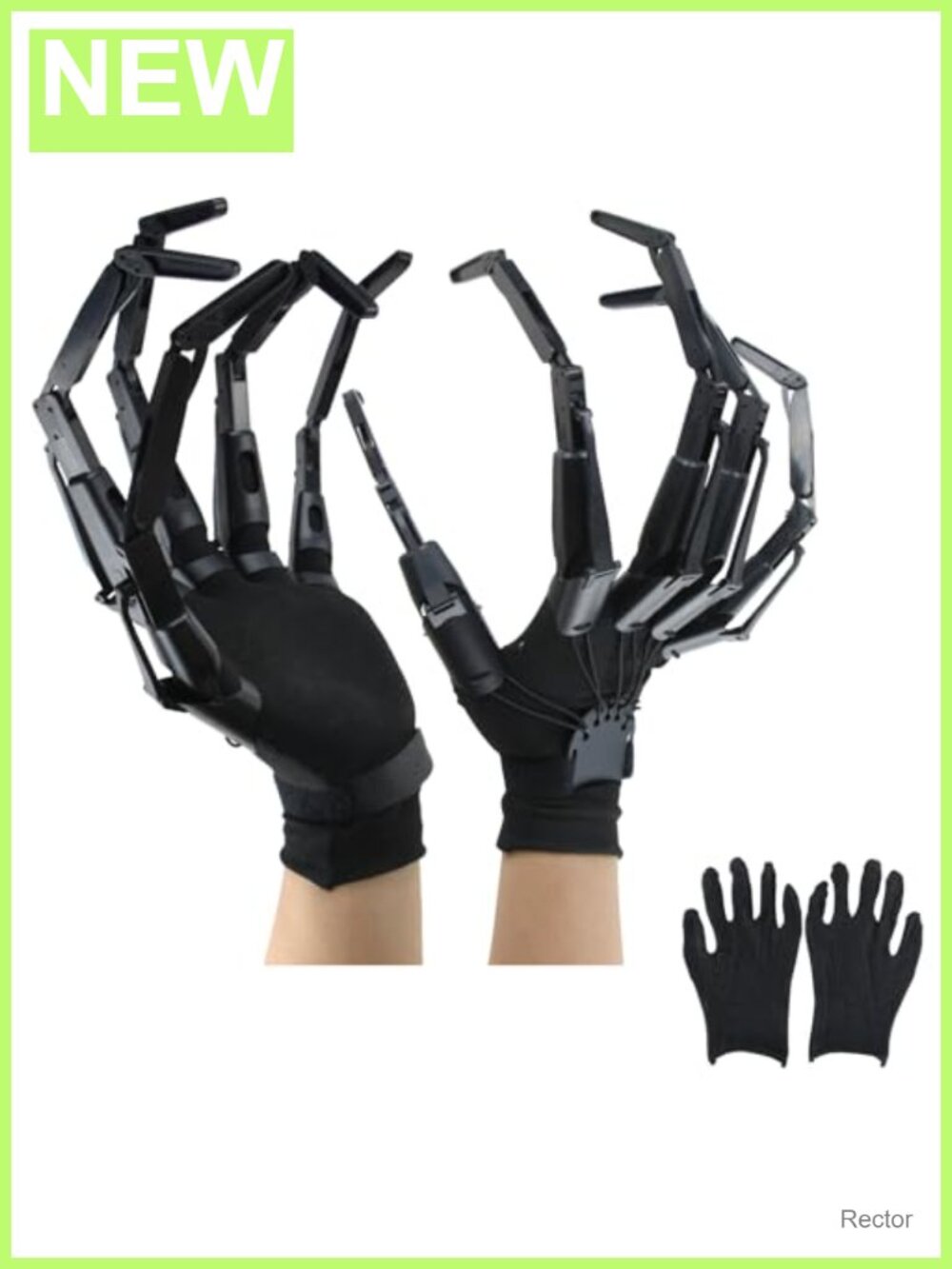 Articulated Finger Extensions Skeleton Claws Halloween Costume Prop